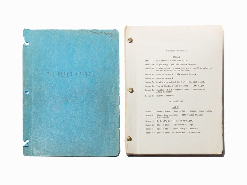 Busby Berkeley & W. L. Penzner, “The Count of Ten,” C. (1 of 10)