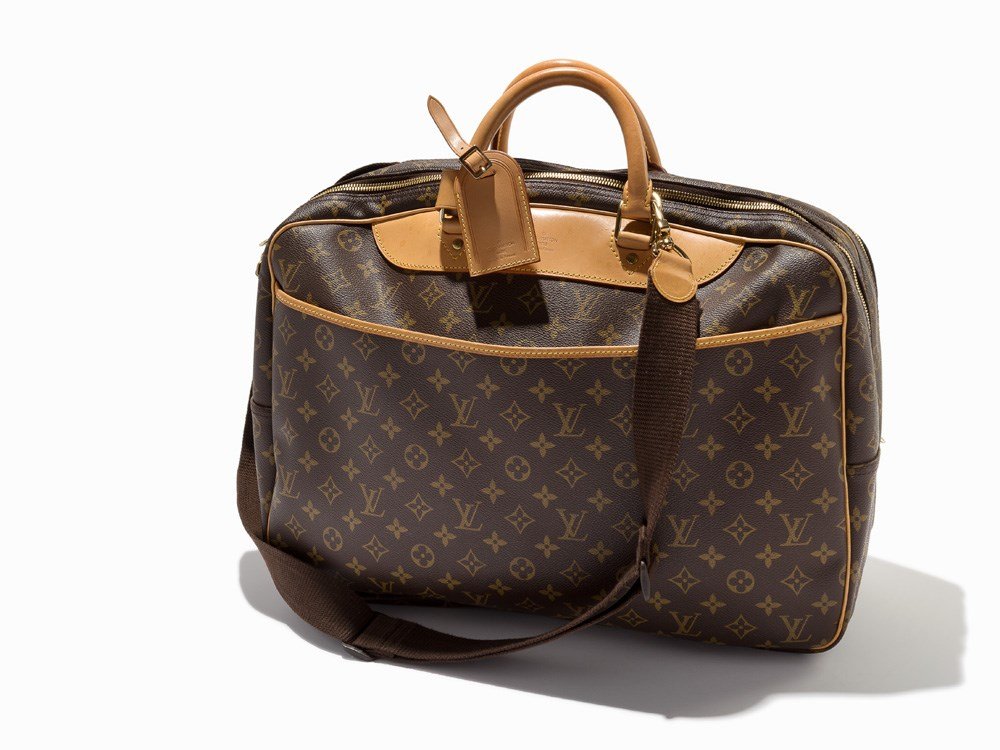 Louis Vuitton, Brown Monogram Alize 2 Poche Suitcase, (1 of 7)