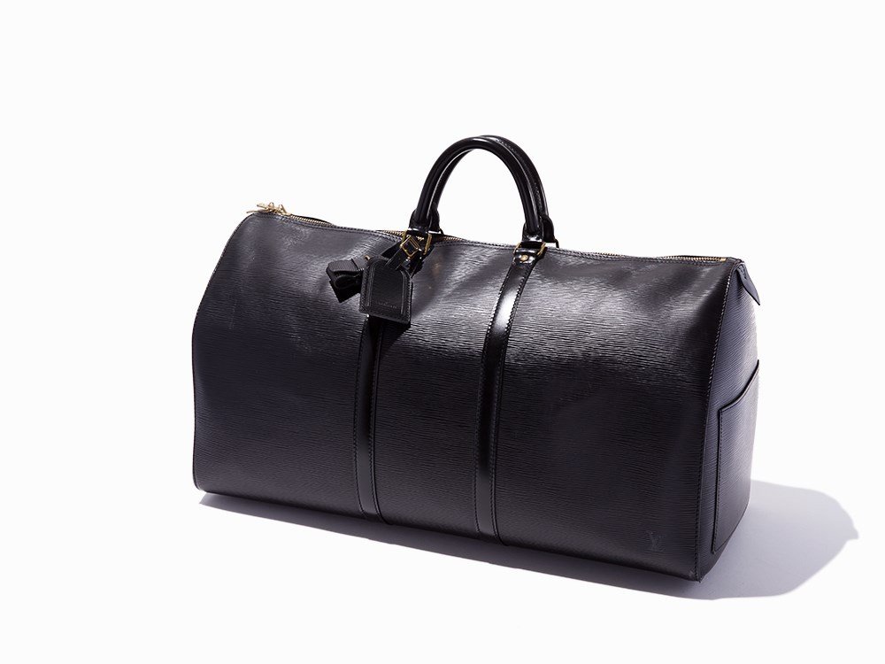 Louis Vuitton, Black Epi Keepall 55, c.1990 (1 of 6)