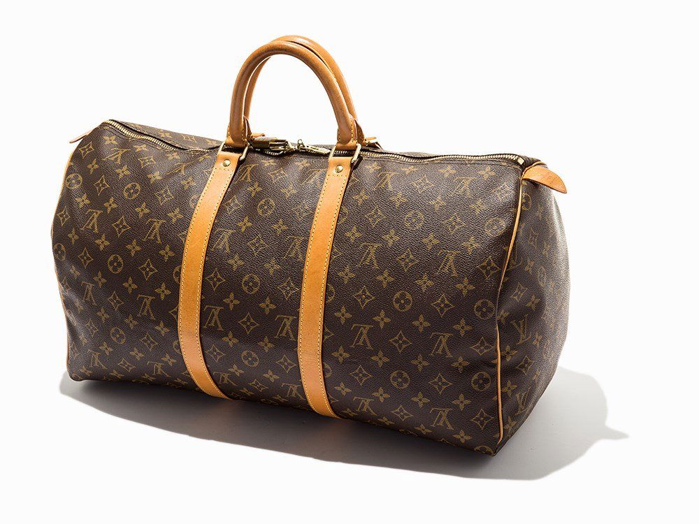 Louis Vuitton, Brown Monogram Keepall 50 c.2000 (1 of 7)