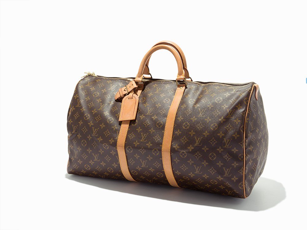 Louis Vuitton, Brown Monogram Keepall 55 c.1991 (1 of 6)