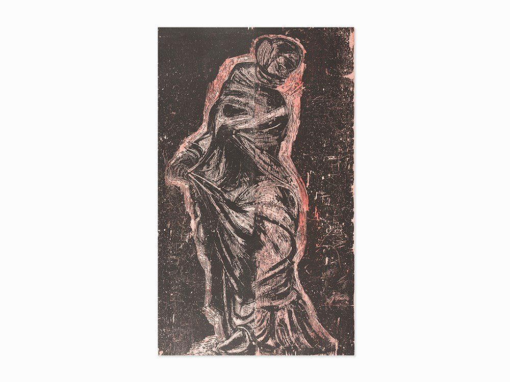 Jim Dine, ‘Red Dancer on the Western Shore', Woodcut, (1 of 6)