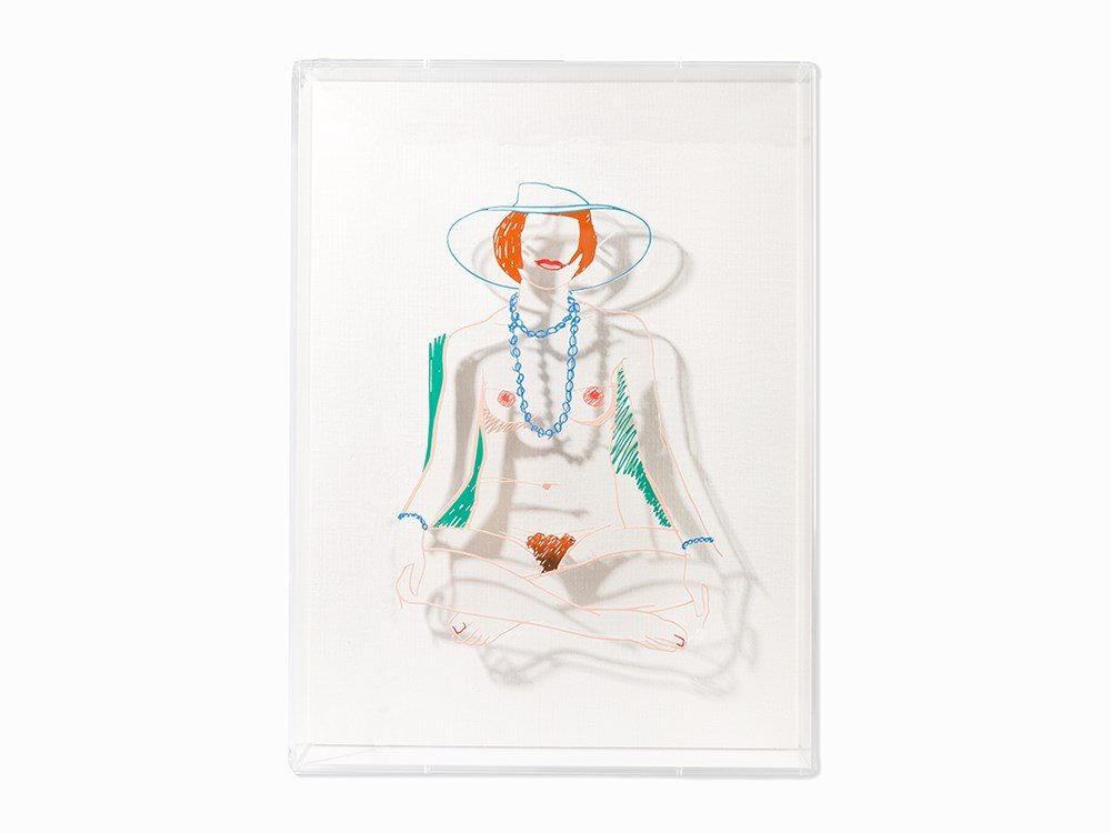 Tom Wesselmann, ‘Monica Cross-Legged…’, Steel, (1 of 9)