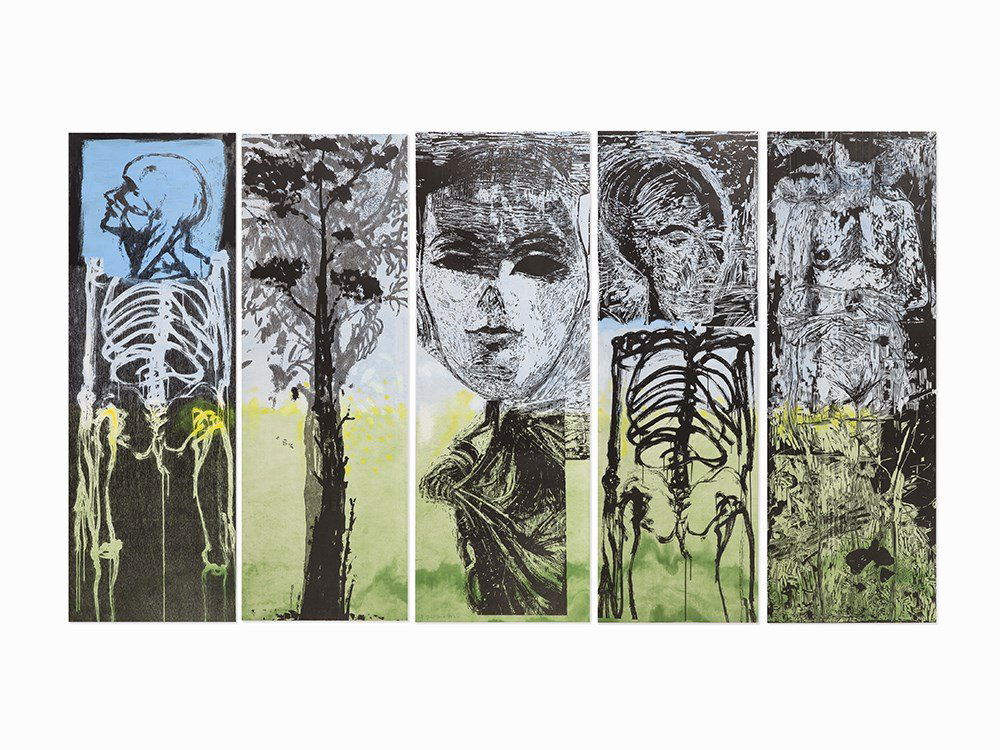 Jim Dine, ‘The Foreign Plowman’, Woodcut with Etching, (1 of 10)