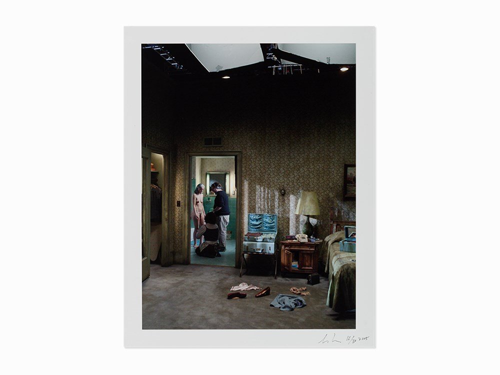Gregory Crewdson, ‘Production Still B’, Digital Print,: Digital chromatic print USA, 2005 Gregory Crewdson (b. 1962) – American photographer Initialed by the artist and dated in ink in lower right corner margin Numbered from an edition of 30 From set pre