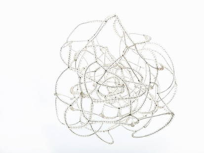 Alyson Shotz, ‘A Study of Movement in Space,’ 2005: Beads and wire USA, 2005 Alyson Shotz (b. 1964) – American artist From an edition of 6 Signed and numbered ‘3/6’ by the artist on the accompanying , of authenticity Publisher: Carolina Nitsch Ed