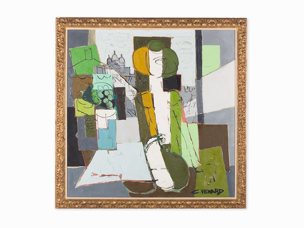 Claude Venard, “Femme Devant la Fenetre, Paris,” Oil, (1 of 8)