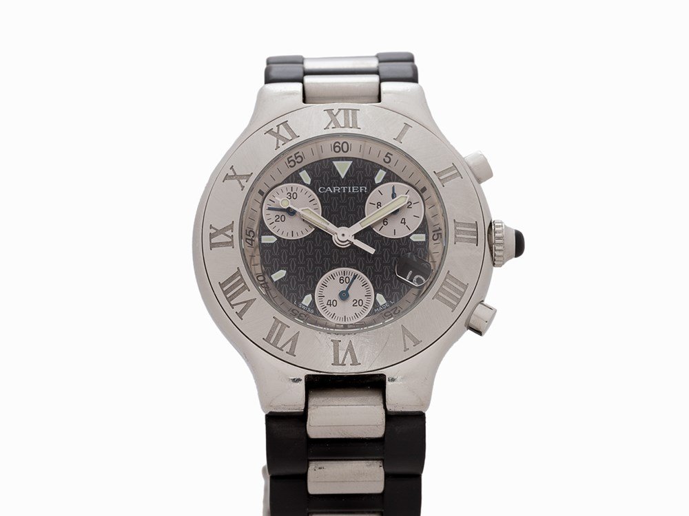 Cartier Chronoscaph 21, Ref. 2424, Switzerland, c.2006 (1 of 6)