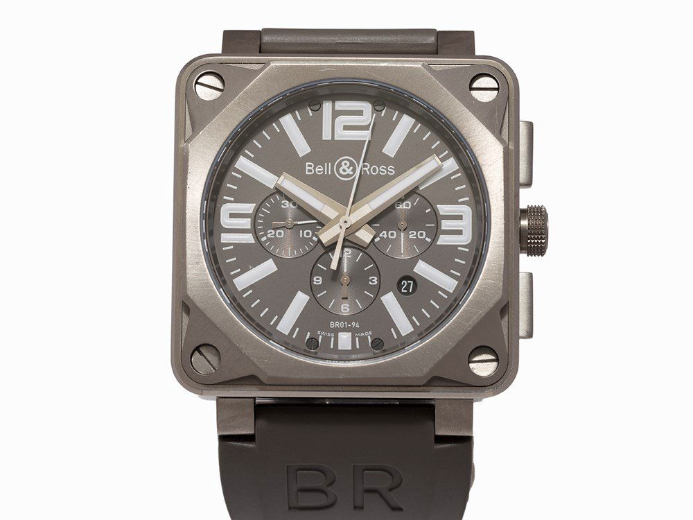 Bell & Ross Pro Titanium Chronograph, Ref. BR01-94-TT, (1 of 6)