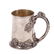 Russian cast silver-gilt jug with glass inlay - 4