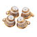 A set of 4 Russian porcelain cups - 2