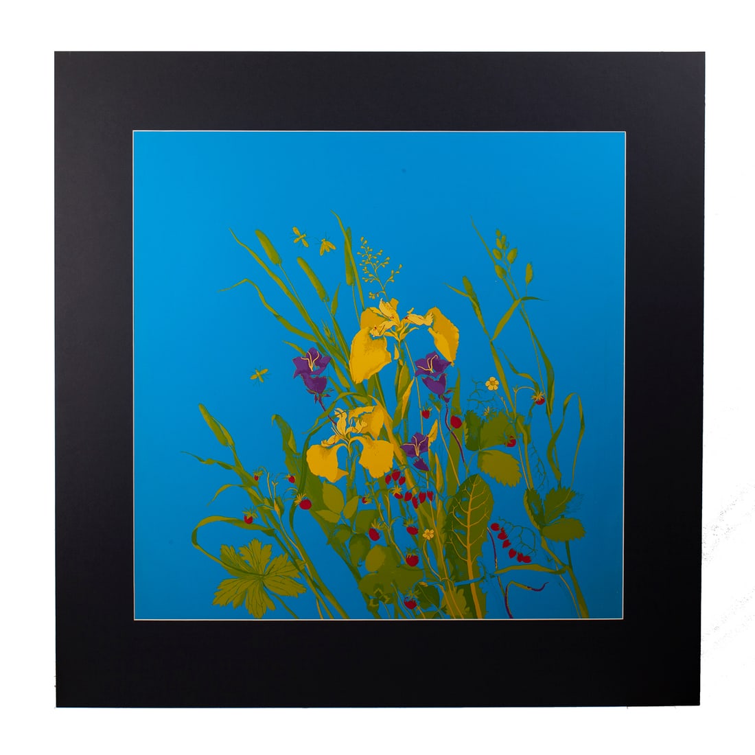 Malle Leis (1940â€“2017) "Flowers XXXIV" Serigraphy: Malle Leis (1940â€“2017) "Flowers XXXIV" Serigraphy,1975y. Edition: 1/12.Signed lower left corner: Lilled XXXIV serigraafia 1/12; lower right corner: M.Leis1975.a. Dimensions: 60 x 60 cm. You can