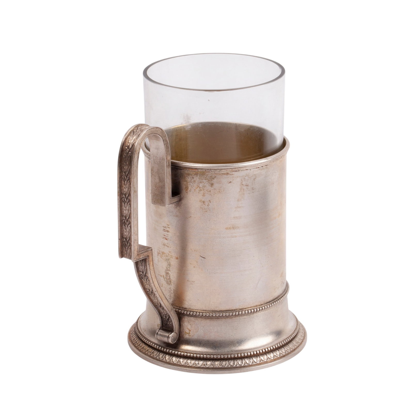 Faberge Silver Glass Holder in the Neoclassical Style, St Petersburg, 1898-1908 (1 of 5)