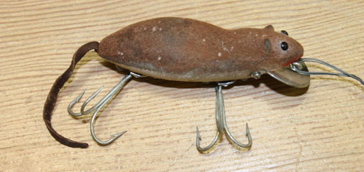 Vintage Heddon Meadow Mouse Fishing Lure Sep 21 2014 Garrison