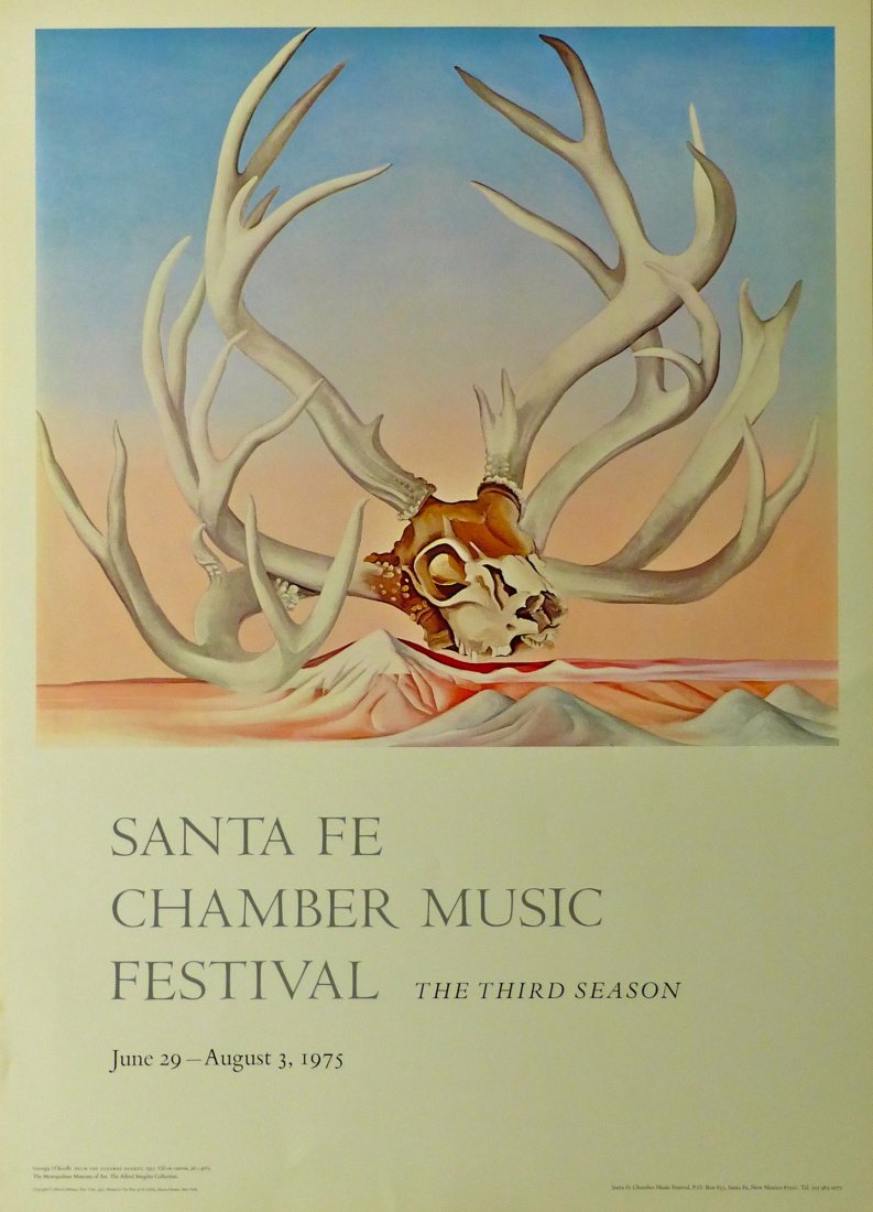 Santa Fe Chamber Music Festival poster by