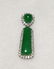 GIA 18K WG Natural Apple Green Jadeite Diamond Pendant