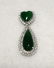 GIA 18K WG Natural Green Jadeite Diamond Pendant