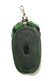 GIA 18K WG Natural Dark Green Jadeite Diamond Pendant - 2