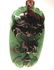 GIA 18K WG Natural Dark Green Jadeite Diamond Pendant - 3