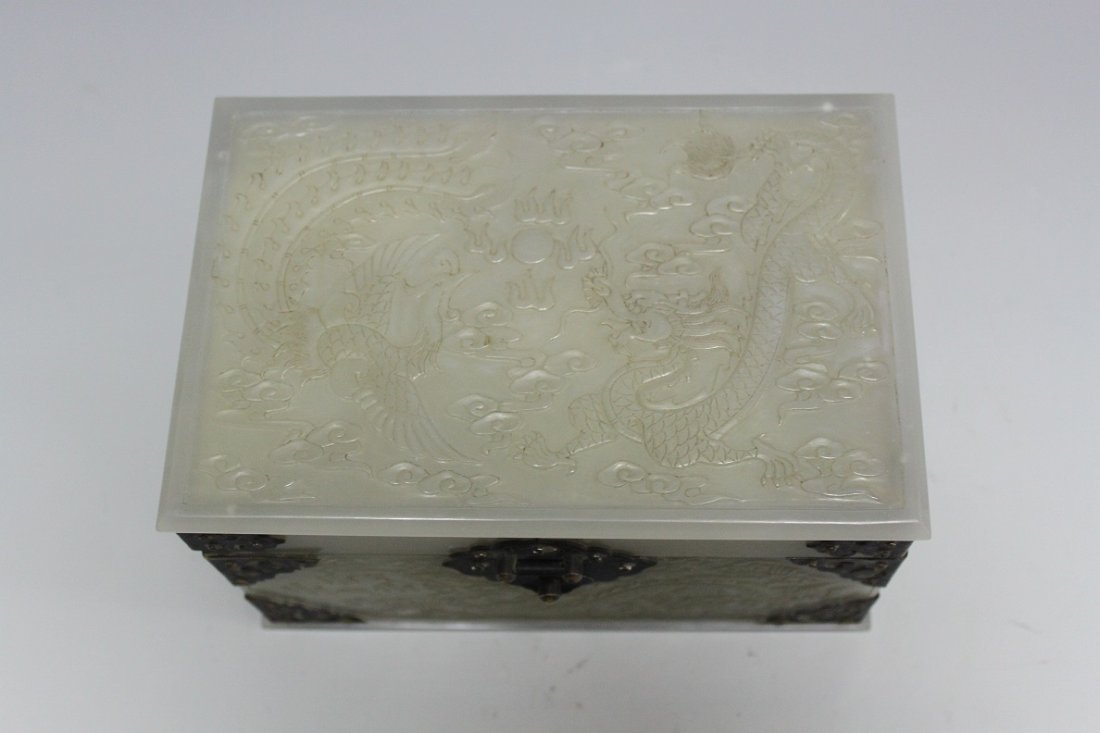 A Fine White Jade Jewelry Box (1 of 4)