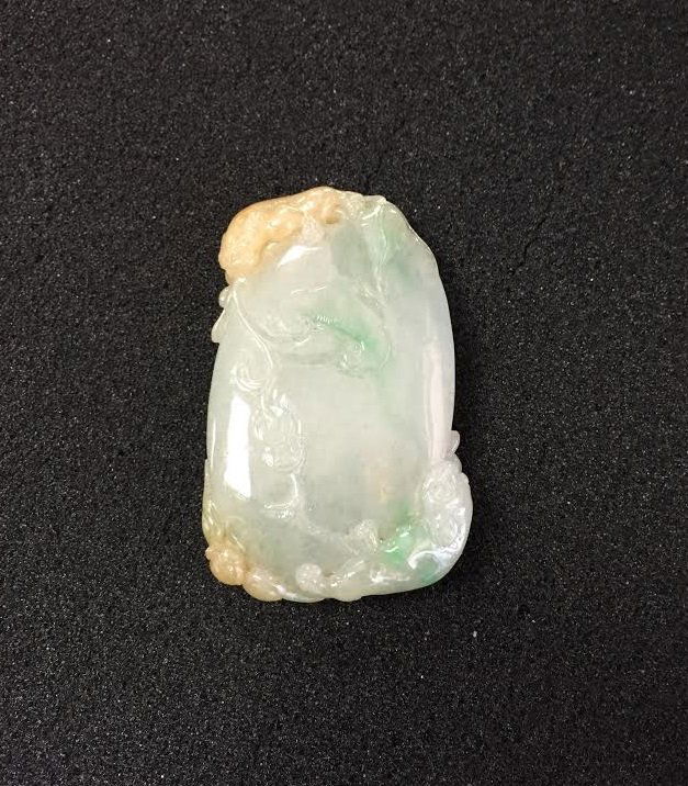 A Fine Green Jadeite Pendant (1 of 3)
