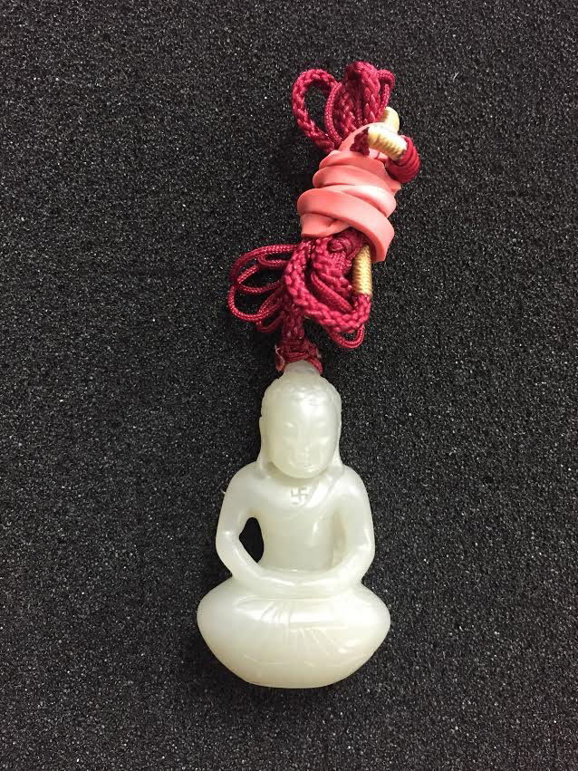A Fine Hetian White Jade Buddha (1 of 2)