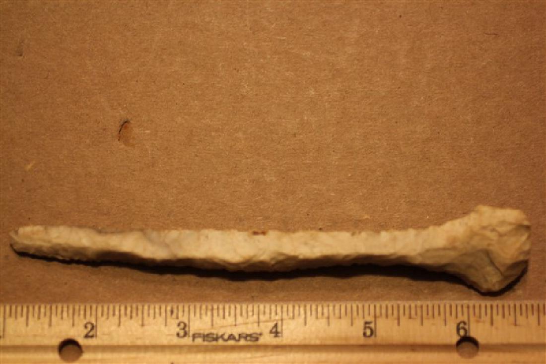 5 3/4" Burlington chert drill from Illinois (1 of 2)