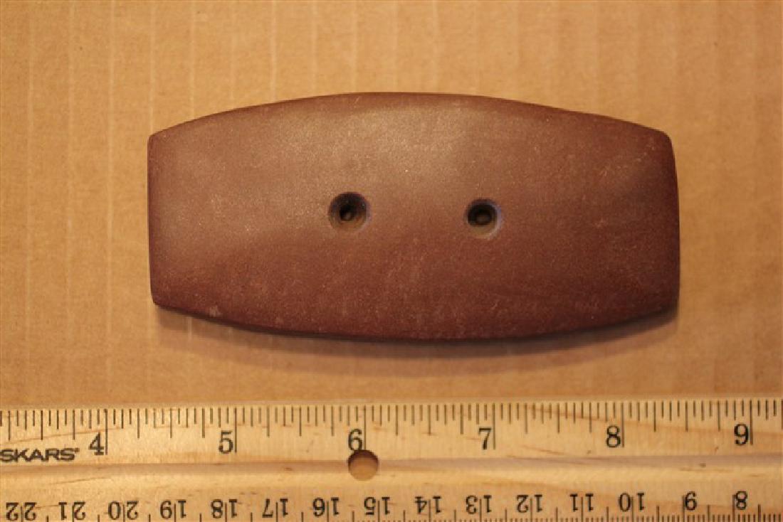 4 1/16" Red Hardstone Gorget, Spencer County, Indiana (1 of 2)