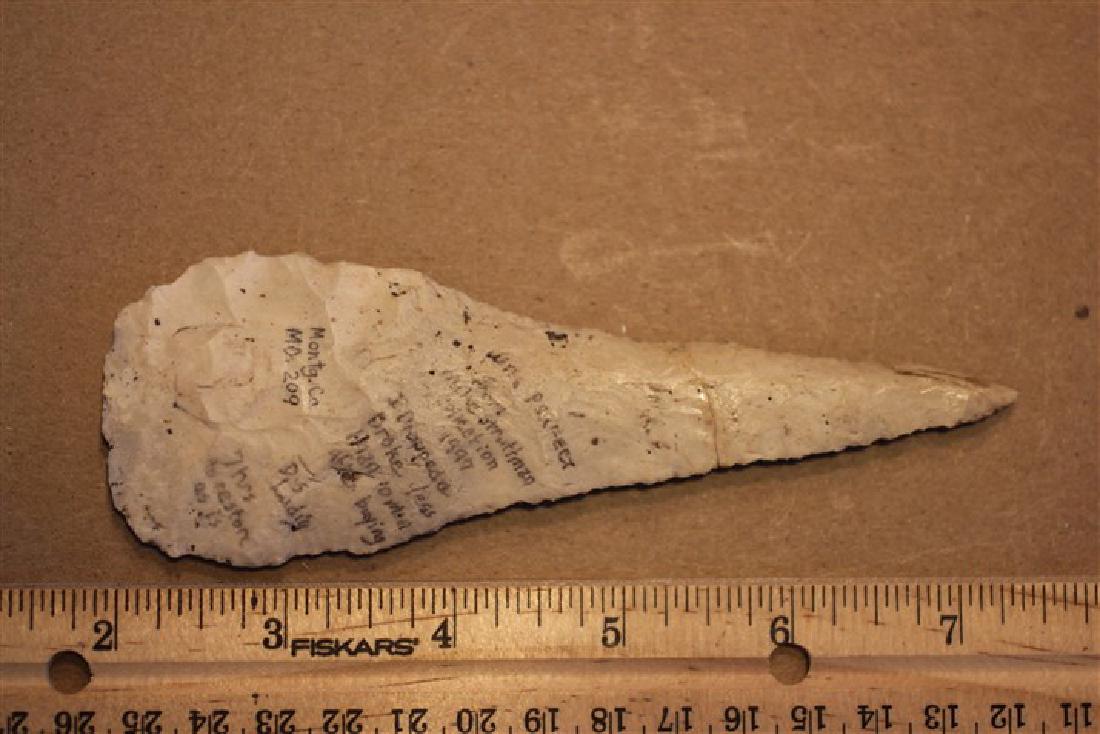 5 1/2" L Prehistoric Cobbs Triangular Montgomery Co, MO (1 of 2)