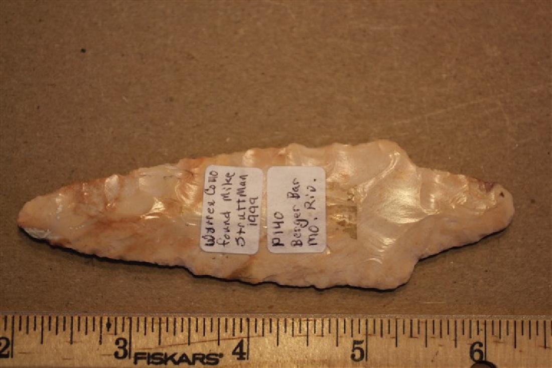 4 1/4" L Adena, Warren Co., MO, Found by Mike Struttman (1 of 2)