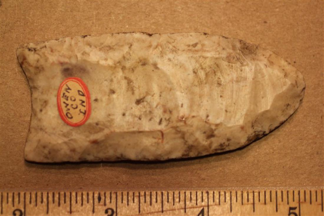 3 1/8" L Clovis, Owen Co., Indians w/ COA (1 of 3)