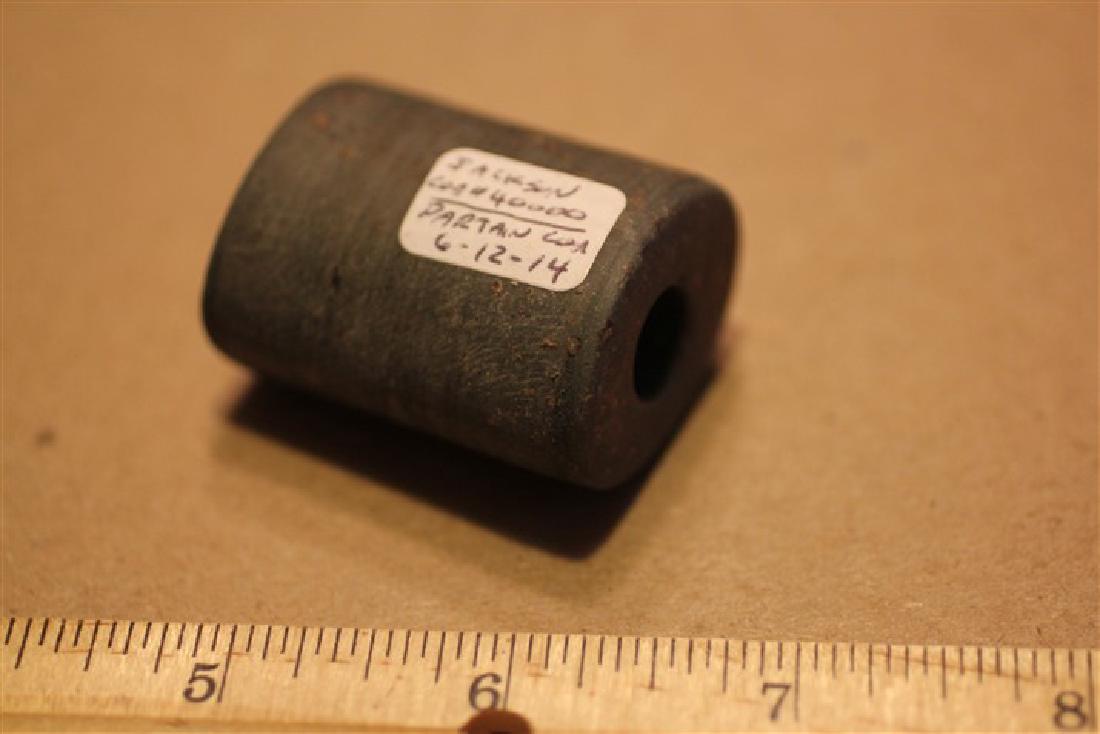 Green Banded 1 11/16"L Slate Bannerstone w/ 2 COA's (1 of 4)