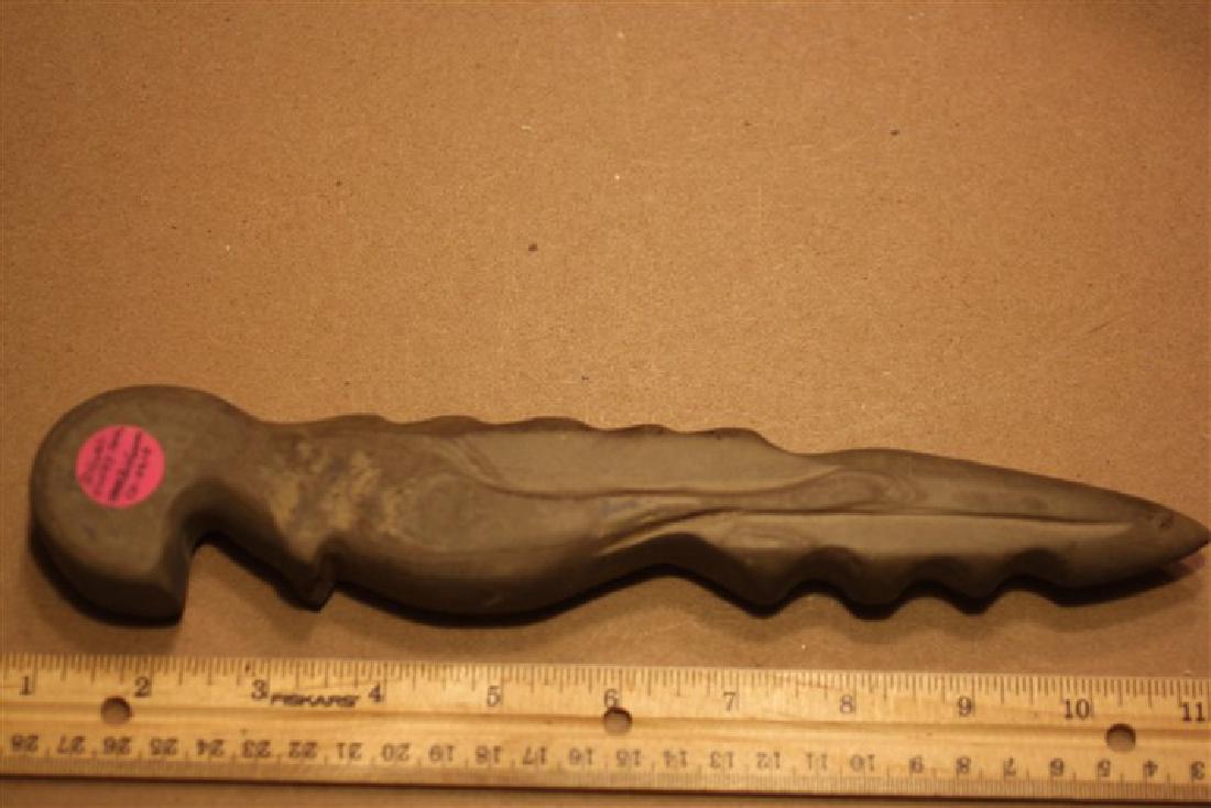 Ceremonial Effigy Ritual Dagger, Gum Co., OHIO: See Lot Title