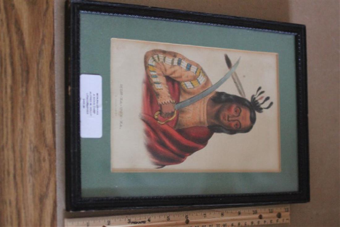 Mon-Ka-Ush-Ka (Sioux Chief) Lithograph y Alfred M Holly (1 of 2)