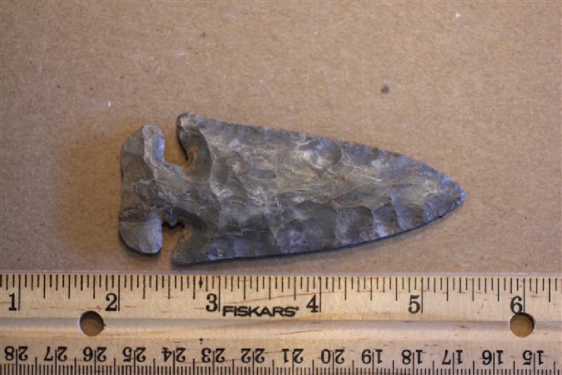 3 7/16'L "E" Notched Point, Medina co., Ohio (1 of 2)