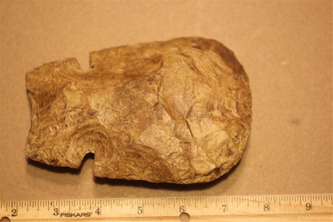 5 1/2'L x 3 13/16'W Notched Hoe, Madison co., Illinois (1 of 2)