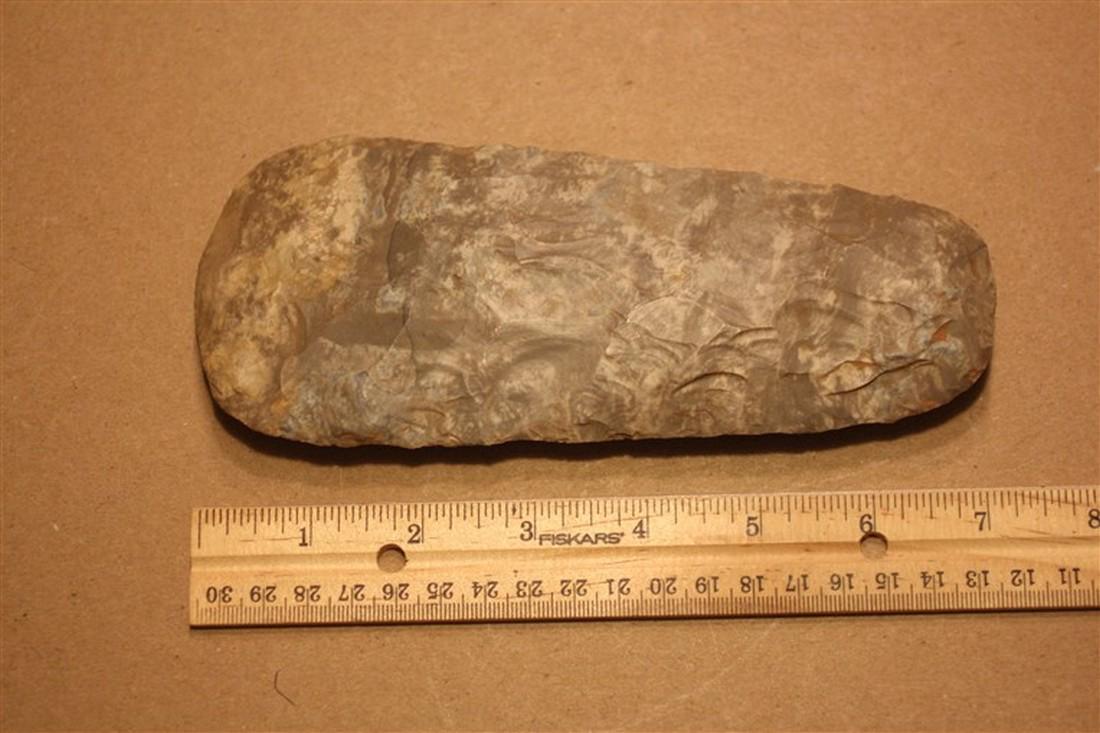 7 1/4" L x 3 1/16" w Spade or ADZ, Adams Co., IL (1 of 2)