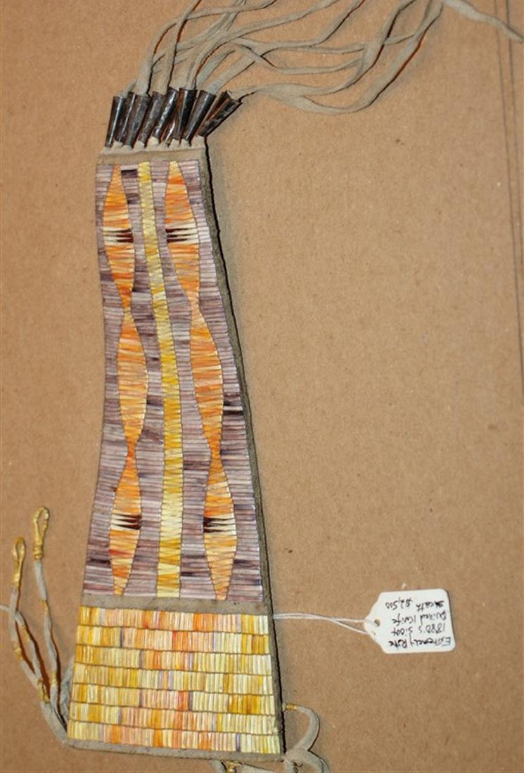 1880s? Sioux Quilted Knife Sheath (1 of 2)