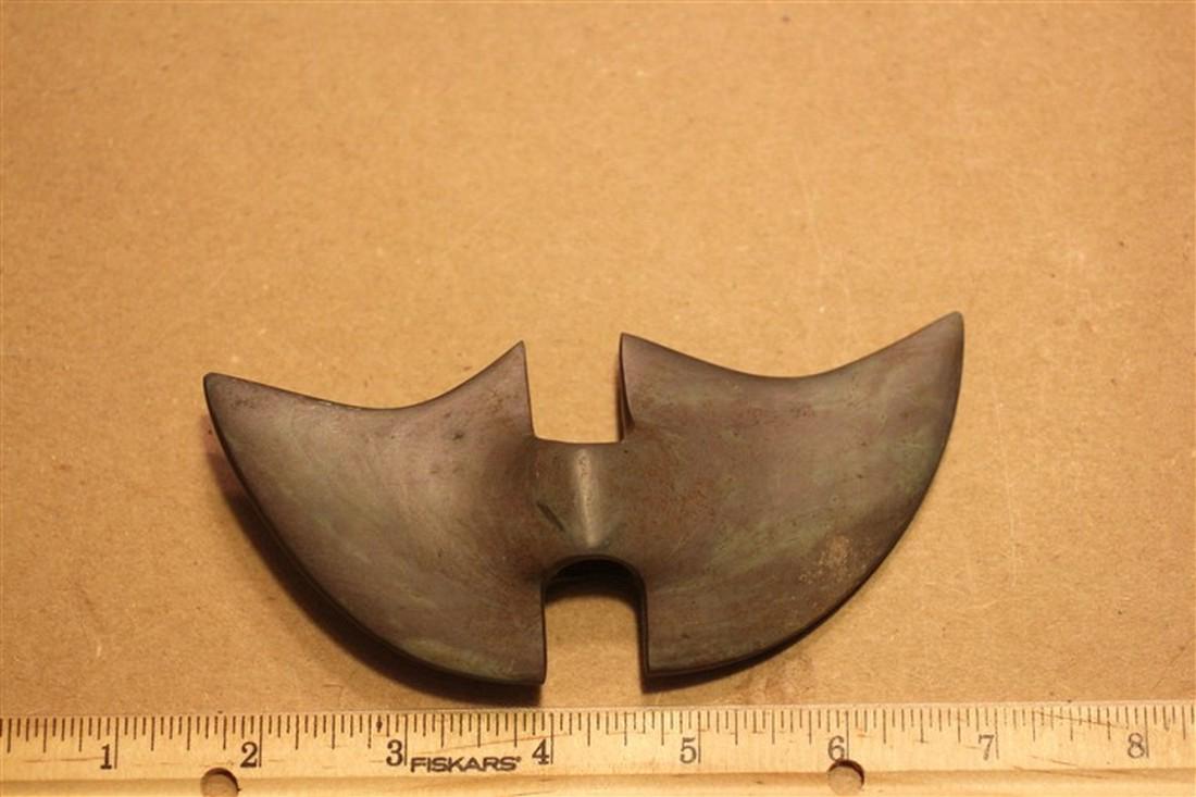 5 3/16" L Butterfly Bannerstone, Indiana (1 of 2)