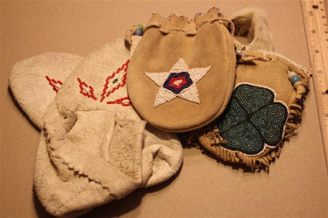 Beaded Moccasins and Bag (1 of 2)