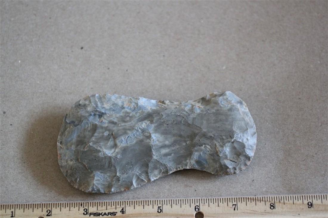 5 1/2" Concave Flint Hoe, Indiana (1 of 2)