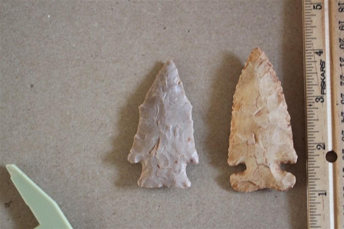 2 13/16"L Afton & 3 1/8"L Thebes, Saline Co, Missouri (1 of 2)