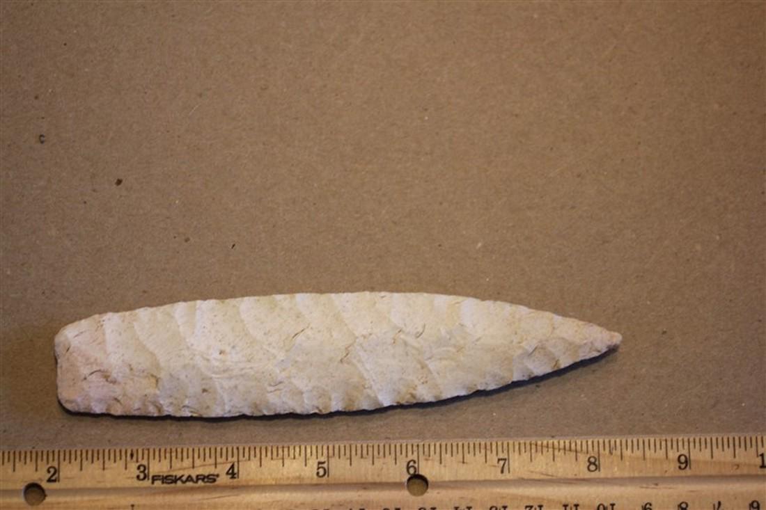 6 3/8"L Agate Basin, Knox Co, Illinois (1 of 2)