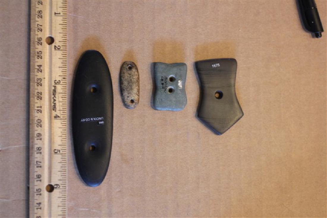 Four Gorgets, Lincoln Co., Kentucky, Morgan Co., Ky Ex: See Lot Title