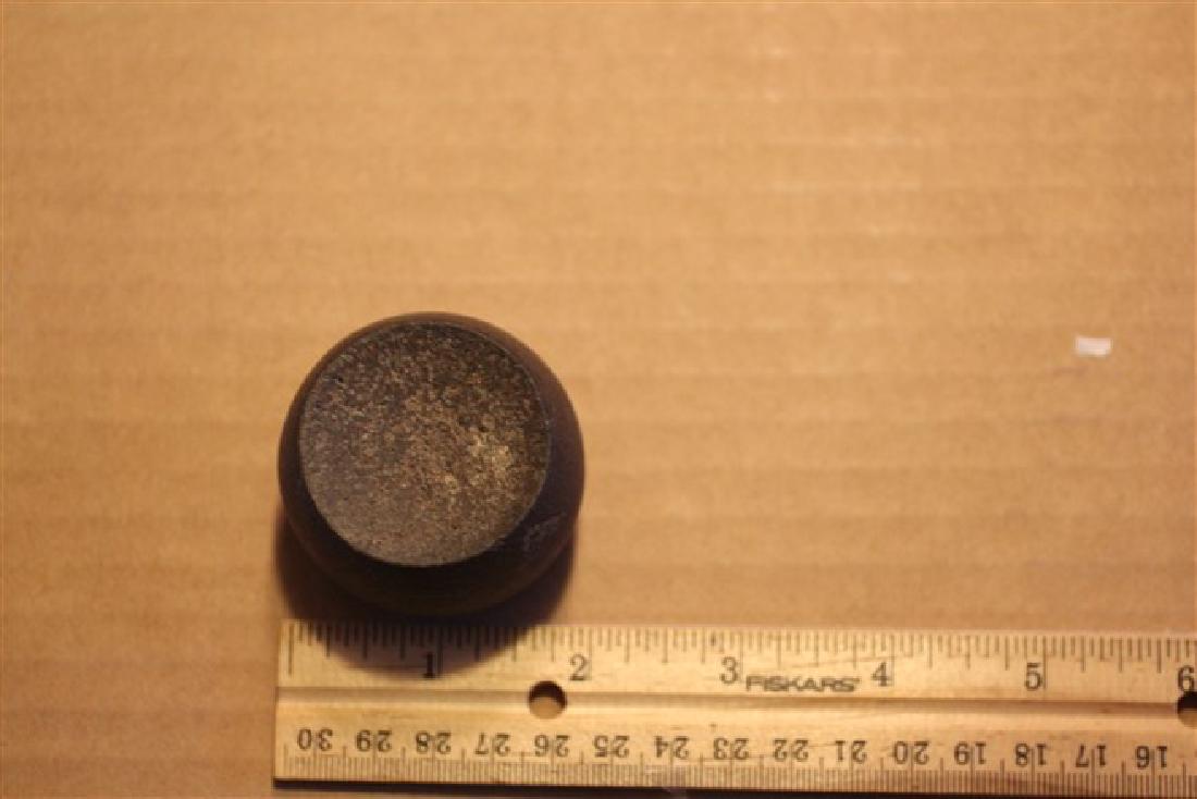 1 15/16'W x 1 7/16'H Barrel Discoidal, Percy, Illinois (1 of 1)