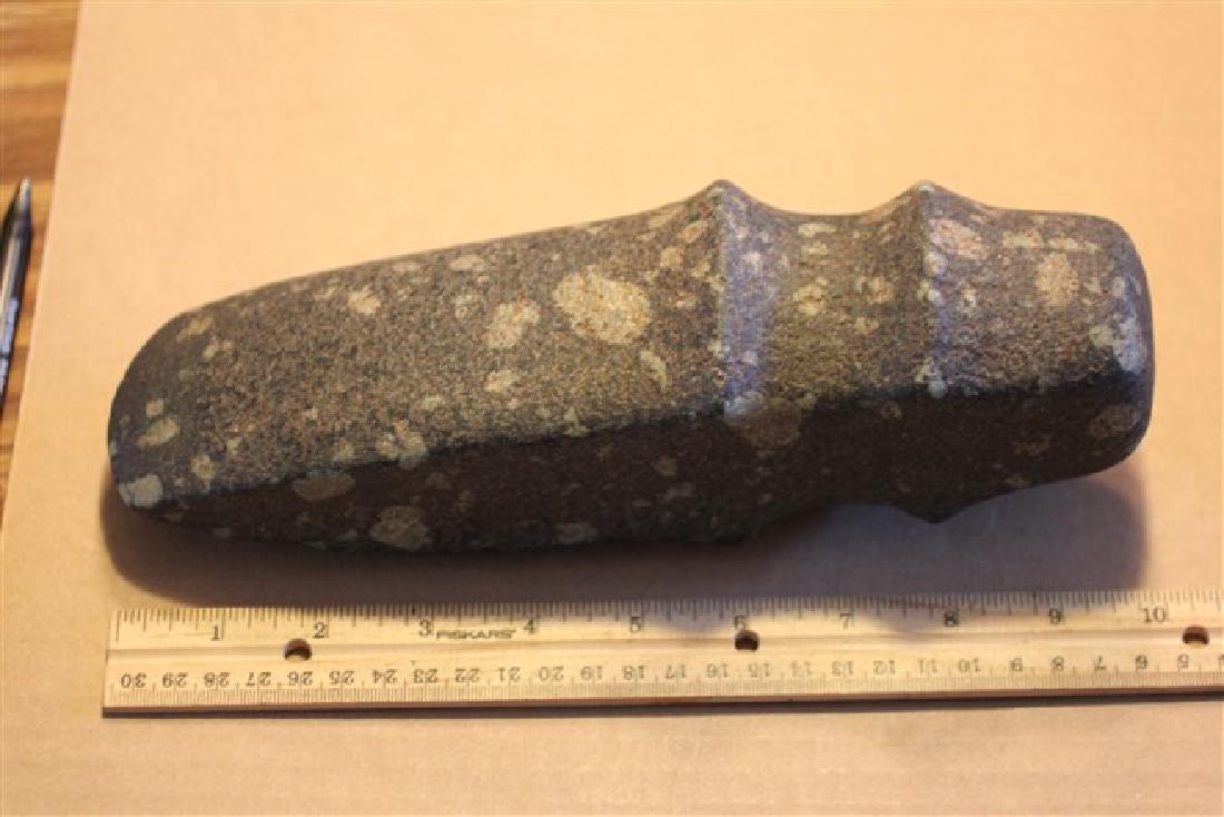 10"L 3/4" Porphyry 3/4" Groove Axe, Central Illinois (1 of 1)