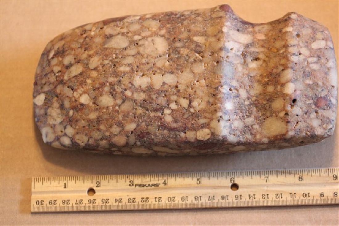 9"L 3/4 Porphyry 3/4" Groove Axe Iowa (1 of 1)