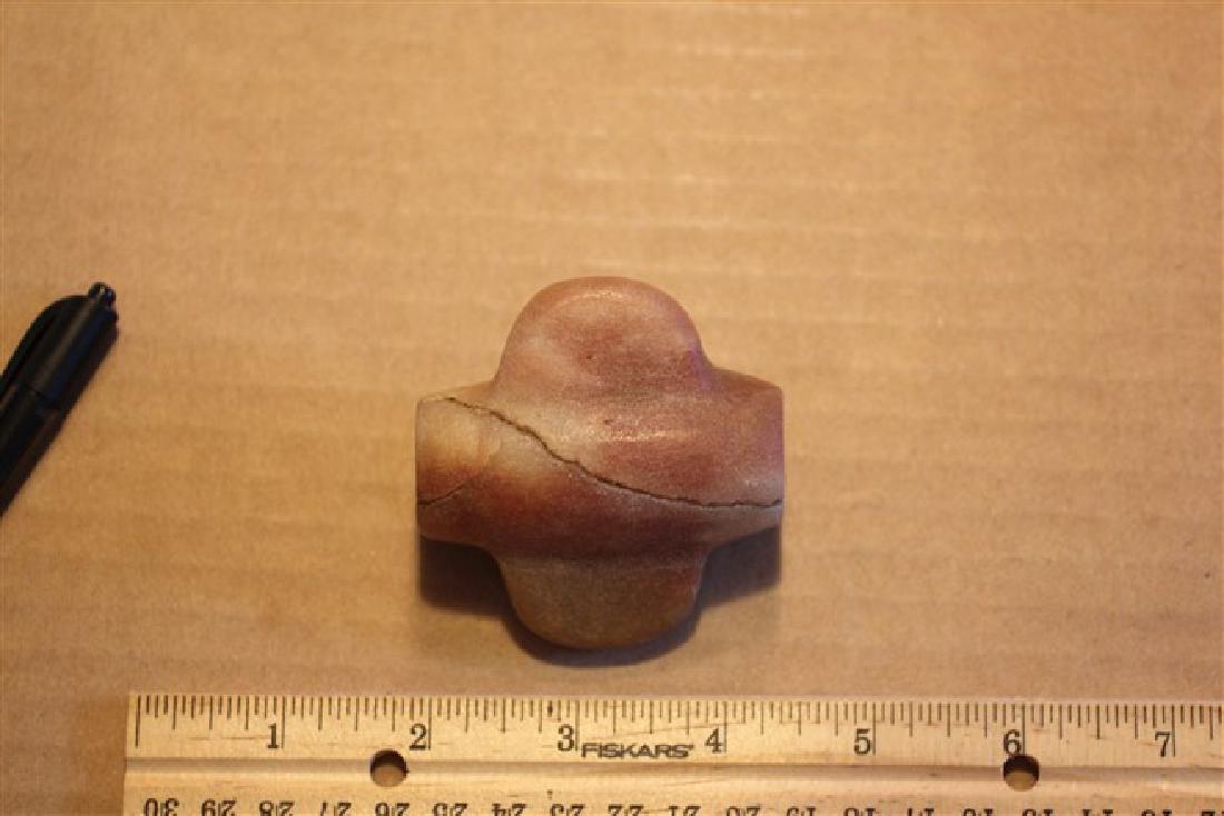 2 1/2"L Quartz Bottle Bannerstone, Fulton Co., Illinois (1 of 2)