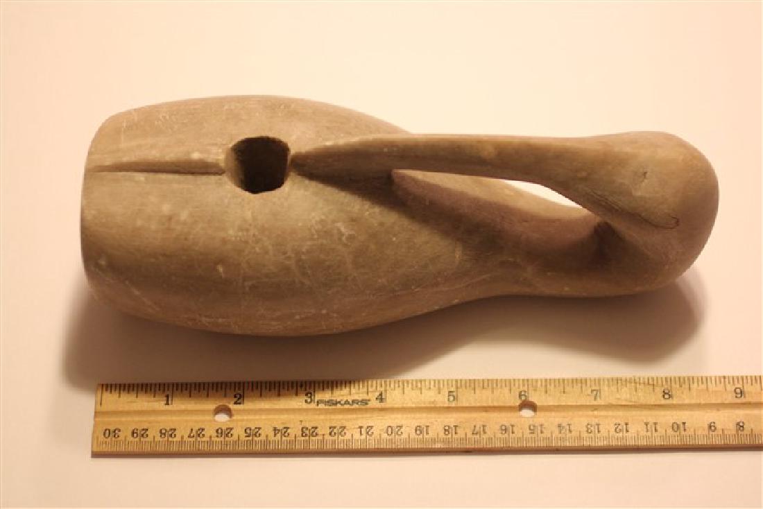 8 1/2" Pacific Northwest Pipe depicting a Heron Bird (1 of 3)