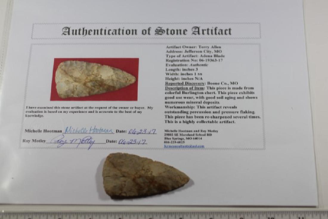 3" Adena Blade W/COA (1 of 1)